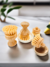 Load image into Gallery viewer, All Natural Bamboo Dish Brush with Replaceable Heads