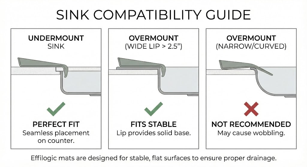 Effilogic Self-Draining Silicone Mat |  Medium