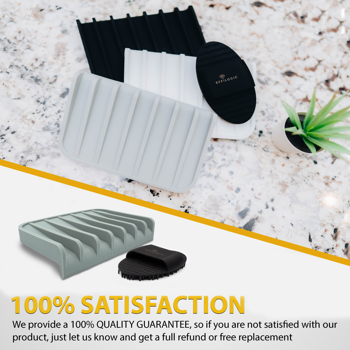 Effilogic Self-Draining Silicone Mat |  Medium